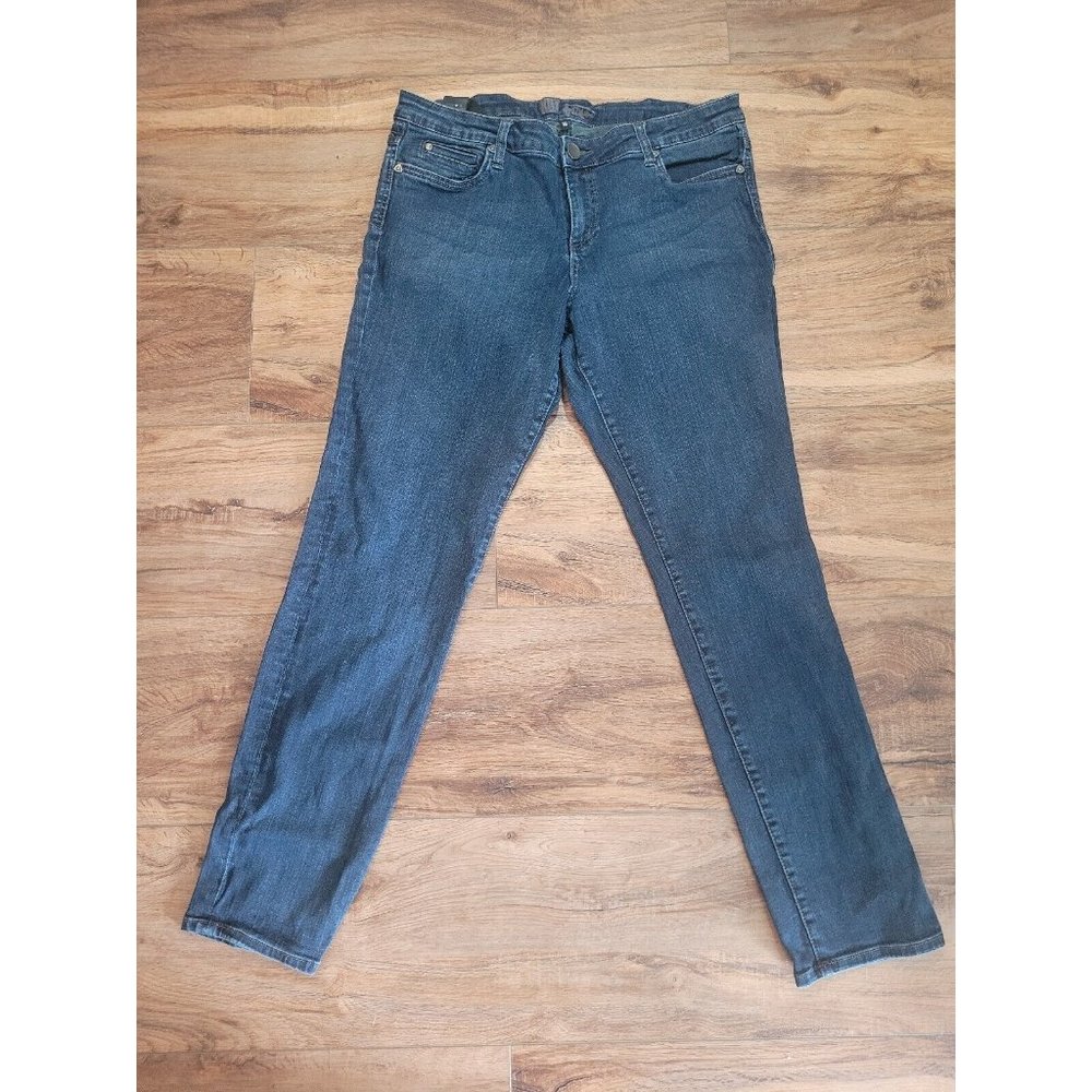 KUT from the Kloth Jeans Women Size 16 Blue Denim Mid Rise